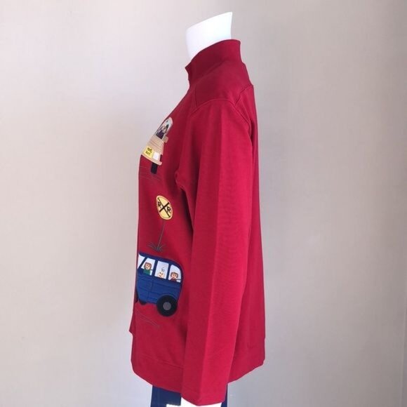 Vintage BECHAMEL Mom's Taxi Patch Jacket in Red - L - Picture 3 of 10